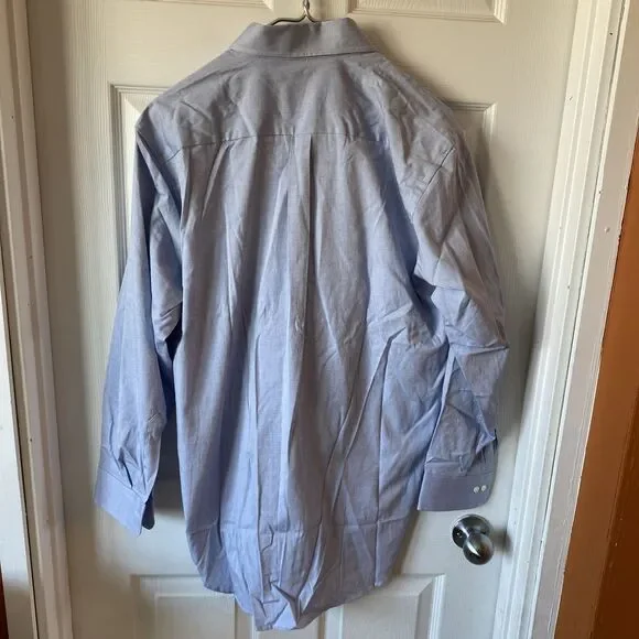 Chaps Ralph Lauren Men’s Dress Shirt Size 16 32/33 NWT Blue - Picture 7 of 11